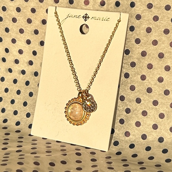 Jane Marie Gold and Silver Pendant Necklace - Picture 2 of 5